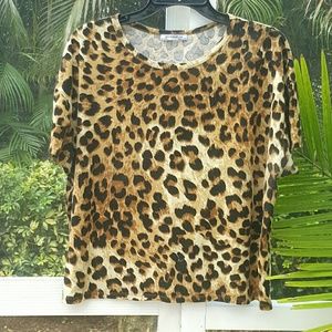 Zara Tops - Zara Animal Print Top Size L Zara Tops - Zara Animal Print Top Size L